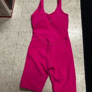 Sonic pink Align onesie